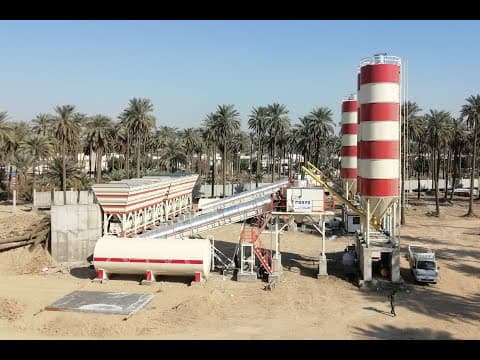 120 m³/saat Kuru Beton Santrali